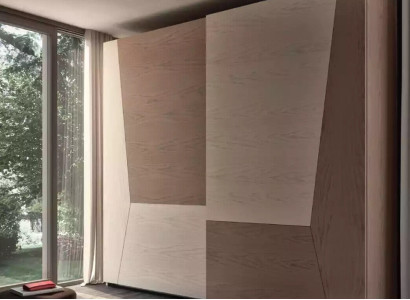 Wardrobe brown Bedroom Material Wood Wardrobe Luxury Modern